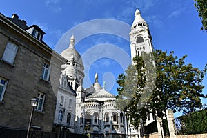 Basilique du Sacre Coeur. Paris, France.