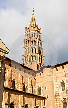 The Basilique Saint-Sernin de Toulouse, Basilica of Saint-Sernin Toulouse, France