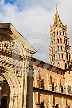 The Basilique Saint-Sernin de Toulouse, Basilica of Saint-Sernin Toulouse, France