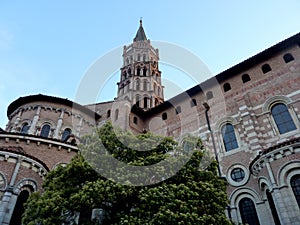 Basilique Saint-Sernin de Toulouse in Toulouse France