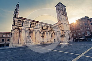 Basillica San Michele in Lucca,Tuscany,Italy