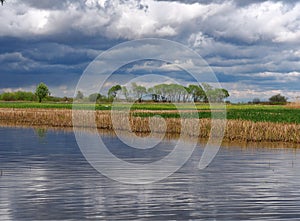 The basin of the Biebrza River. photo