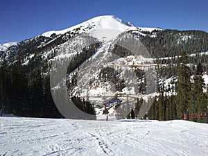 A-basin ski station