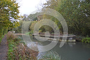 Basingstoke Canal Hampshire near North Warnborough