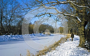Basingstoke Canal - Winter ,Hampshire England