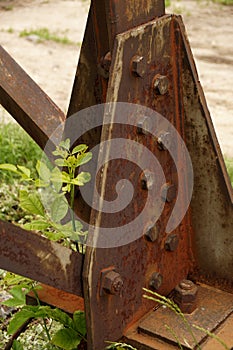 Basis of fastening of a mast of power lines