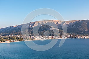 Baska - Scenic view of majestic coastline of Mediterranean Adriatic Sea near coastal town Baska, Krk Island