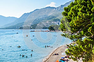 Baska Voda beach, Croatia