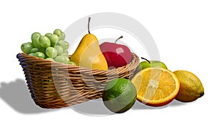 Basket of Assorted Fresh Fruits