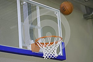 Basket with ball