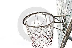 Basket ball board on isolate