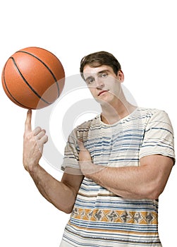 Basket ball cool on finger