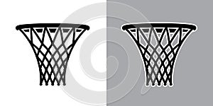Basket for basketball game