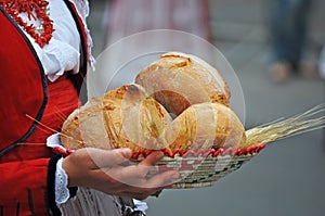 Basket of bread