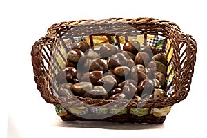 Basket of chestnuts