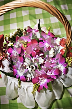 Basket of Corsages