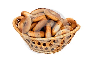Basket with dry bread-ring