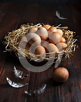 Basket of eggs