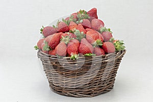 Basket Of Fresh Strawberries 