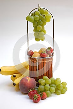 Basket with fruits III