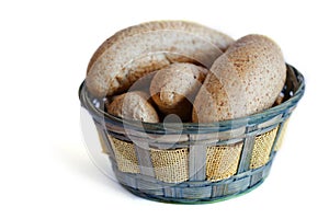 Basket of Graham bread