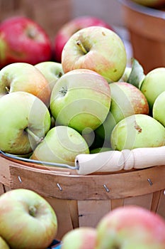 Basket of Green Apples