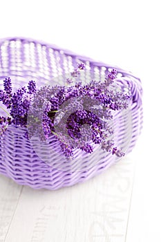 Basket of lavende