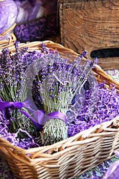 Basket of Lavender photo