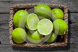 basket of lemons photo