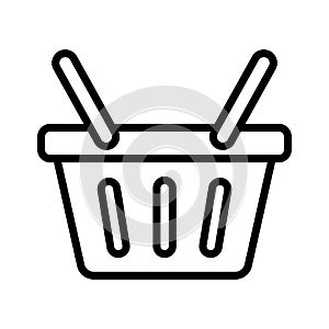 Basket  Line Style vector icon which can easily modify or edit