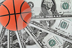 Basket and money photo