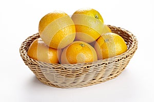 Basket of oranges