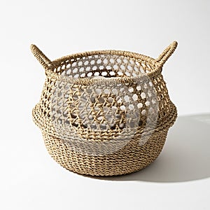 The basket is placed on a plain white background highlighting its