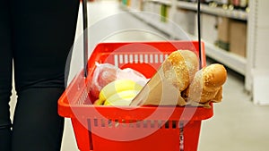 Basket products supermarket