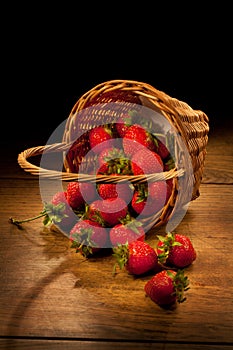 Basket With Strawberry