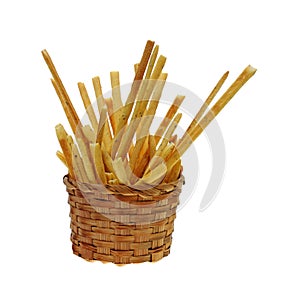 Basket Tasty Breadsticks