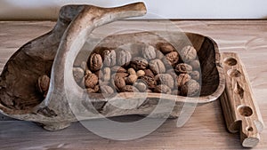 Basket of walnuts