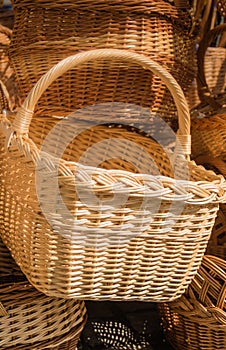 Basket weave handcrafted products on marketplace