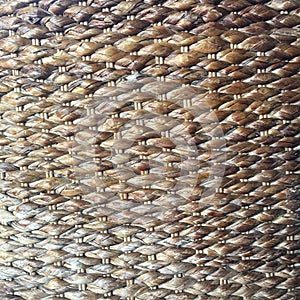 Basket weave texture crafted by hand