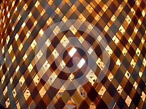 Basket Weaving Reed and Cane Pattern Background