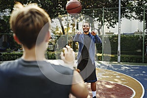 Basketball Athlete Sport Exercise Skill Practice Concept