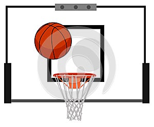 Basketball backboard