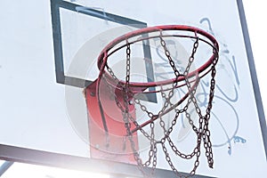 Basketball backboard