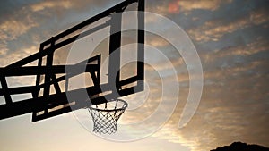 Basketball backboard in SCH University