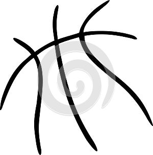 Basketball Ball Lines
