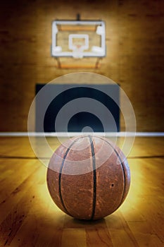 Basketball and Basketball Court