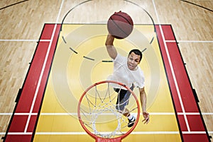 Basketball Bounce Competition Exercise Player Concept