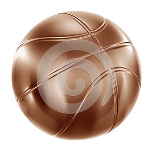 Basketball in bronze