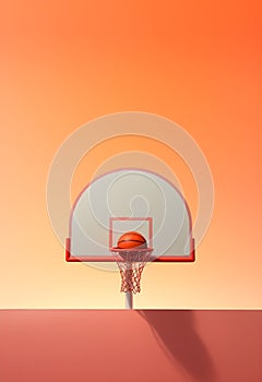 A basketball capturing the essence of the game