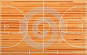 Basketball court photo